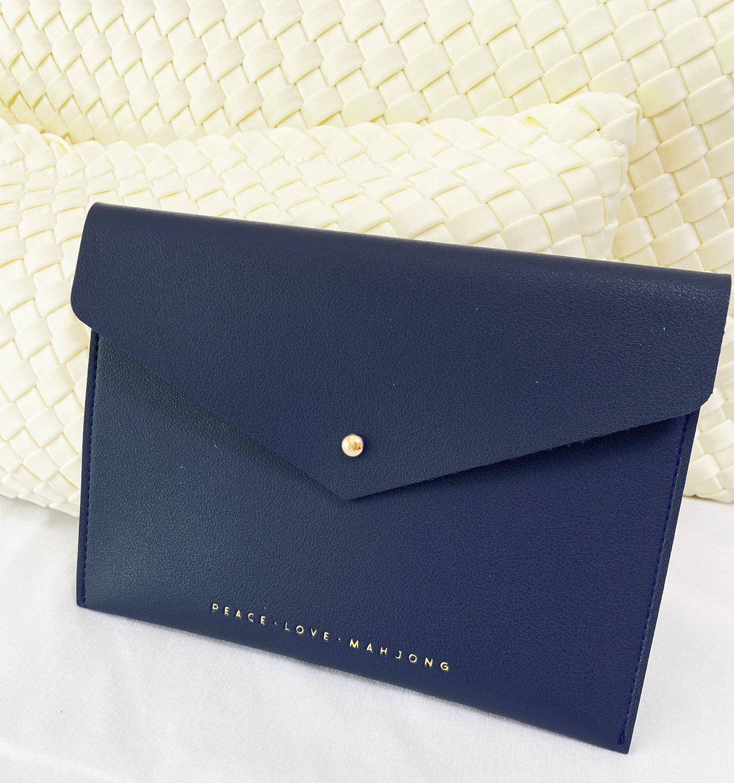 Card Clutch: Ivory - Large Size