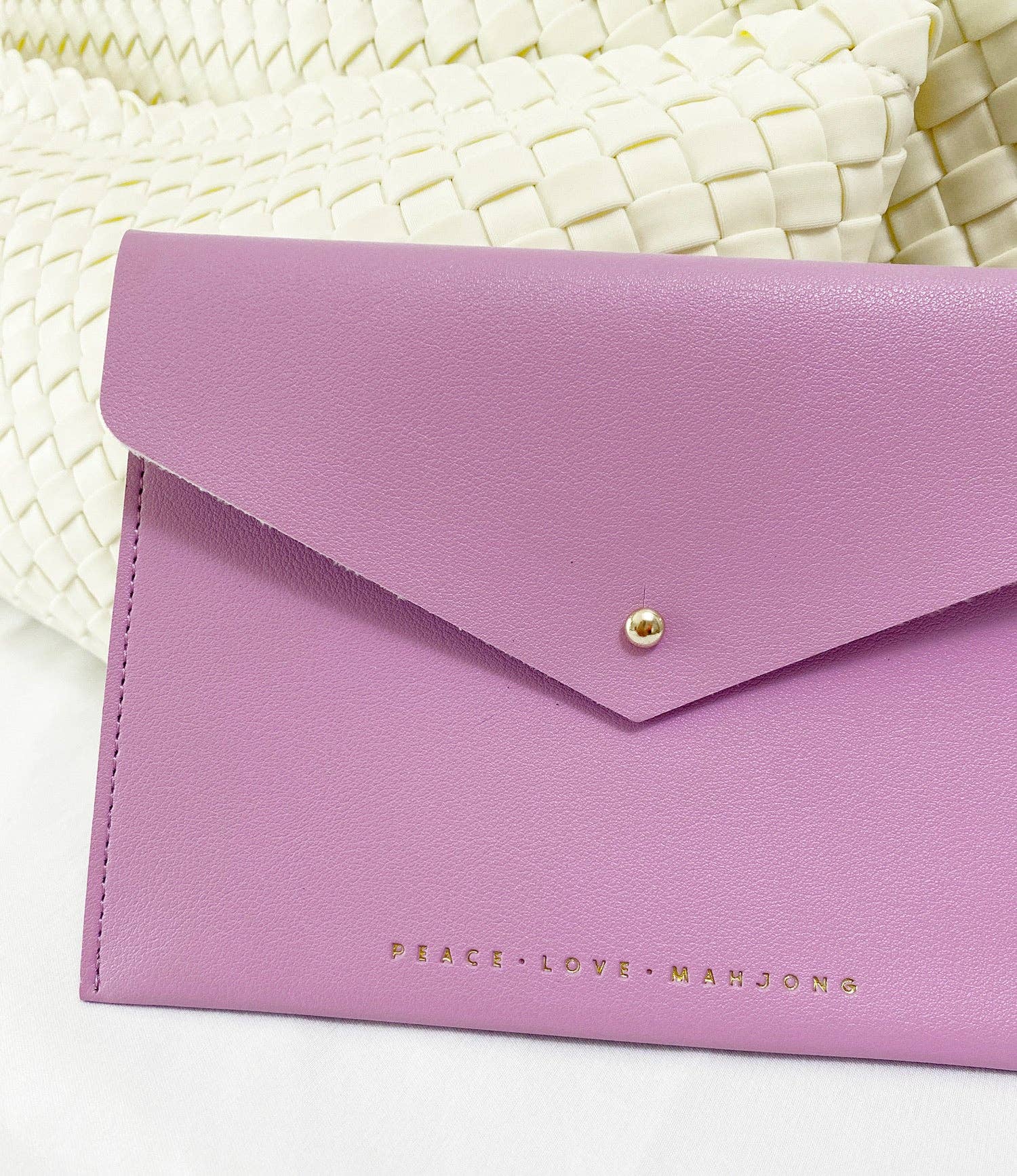 Card Clutch: Metallic - Large Size