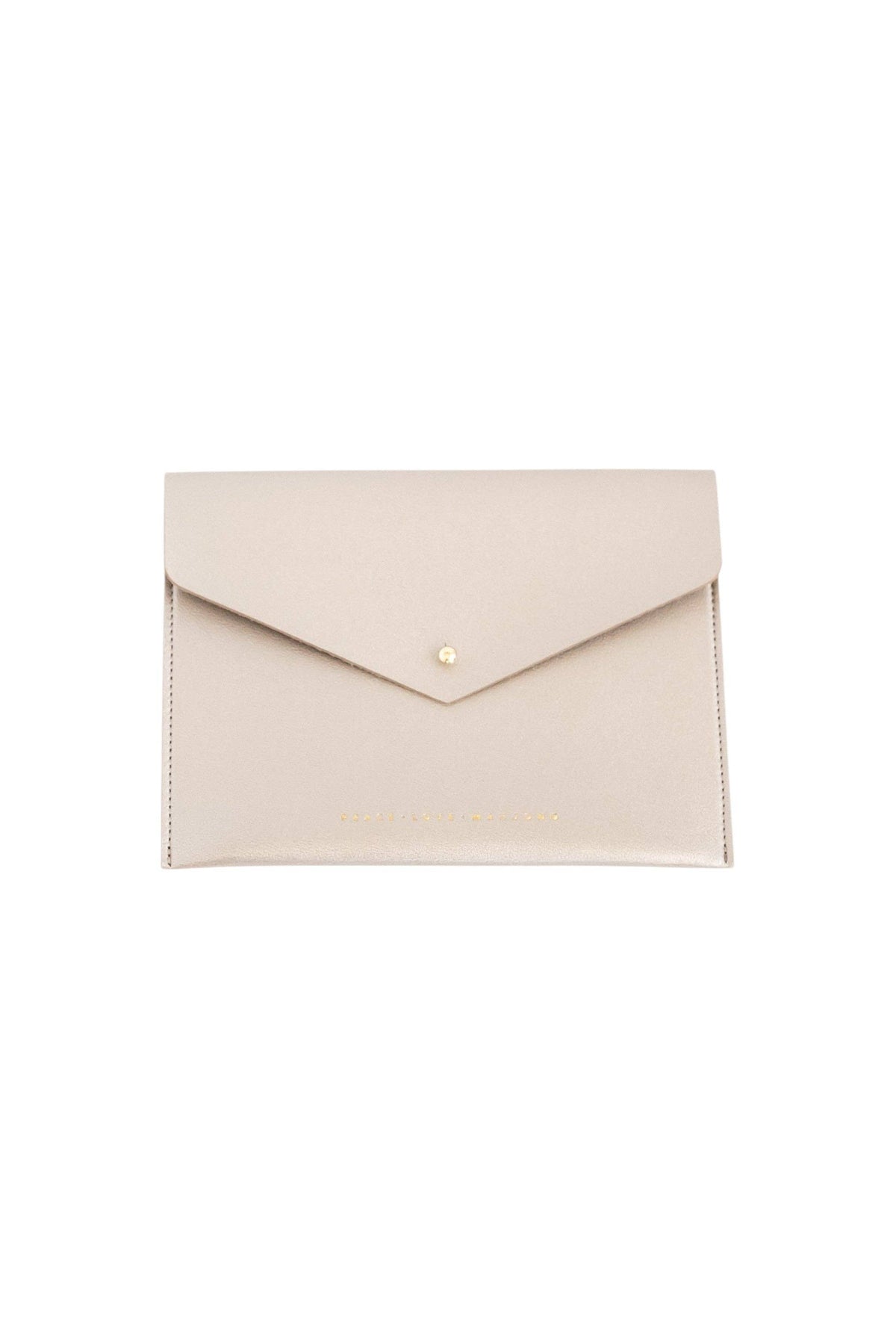 Peace Love Mahjong Card Clutch: Dusty Rose
