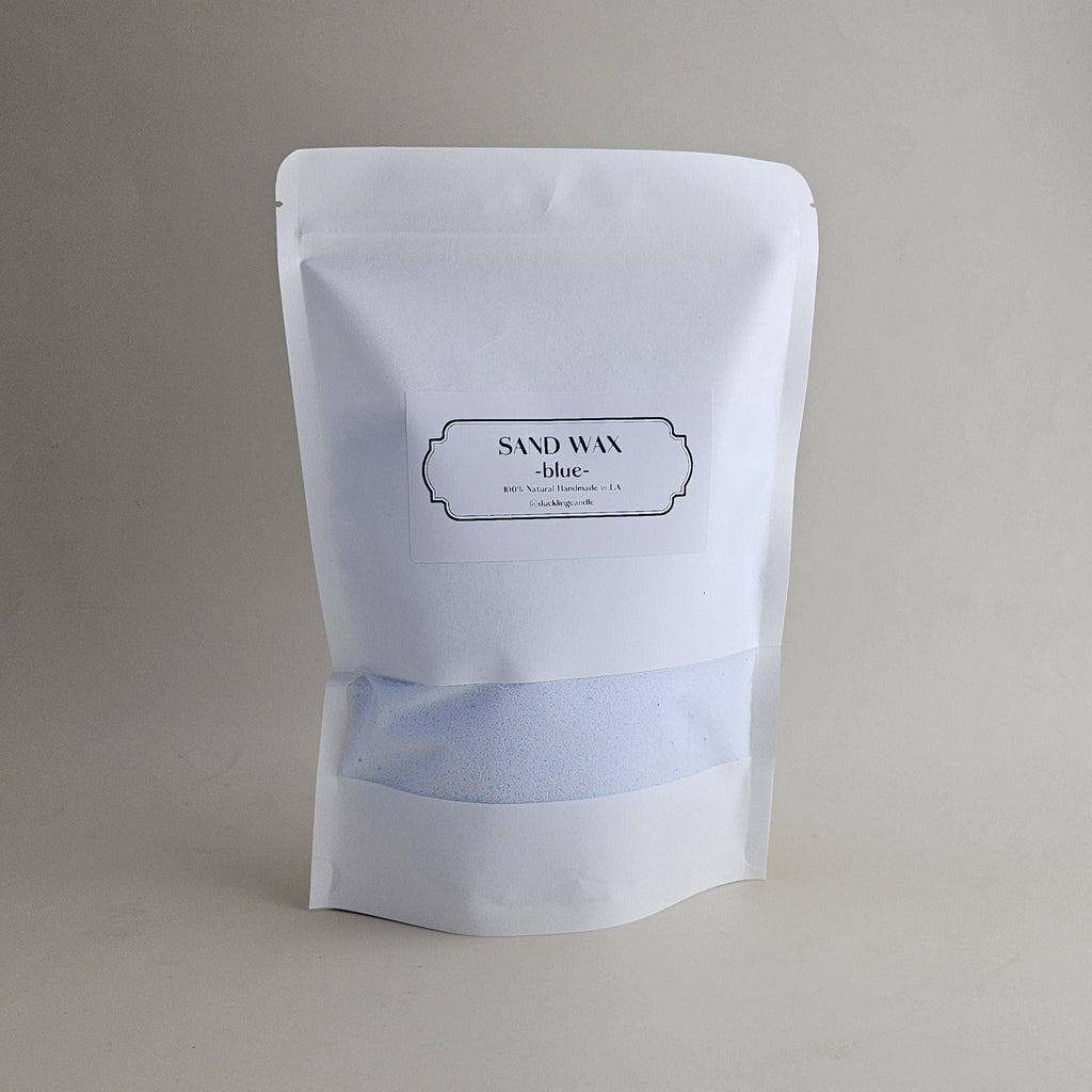 Sand Wax DIY Candle | 100% Natural Pearled candle kit: Cream / Fig Tree