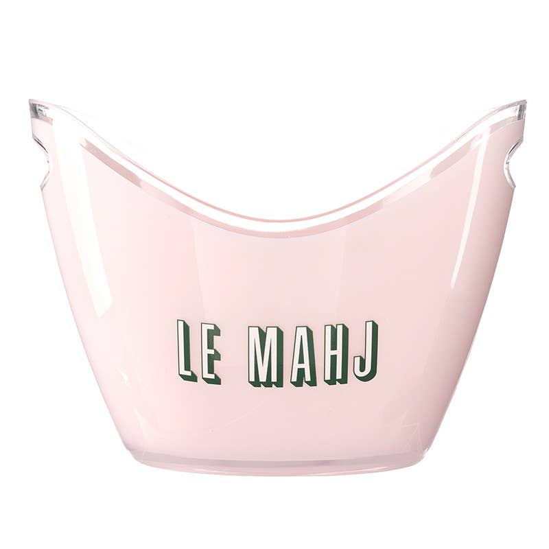 Acrylic Champagne Bucket - Le Mahj: 10.75" L x 8" W x 8" H