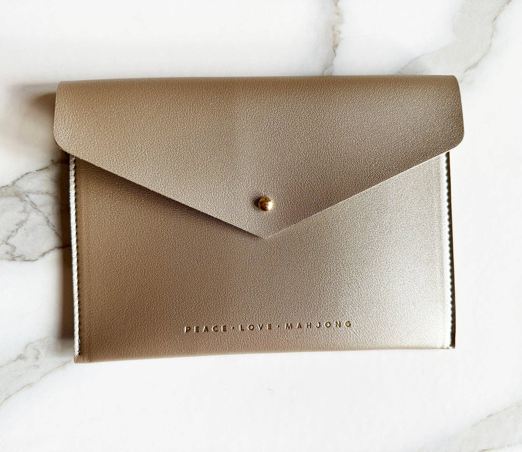 Card Clutch: Metallic - Large Size