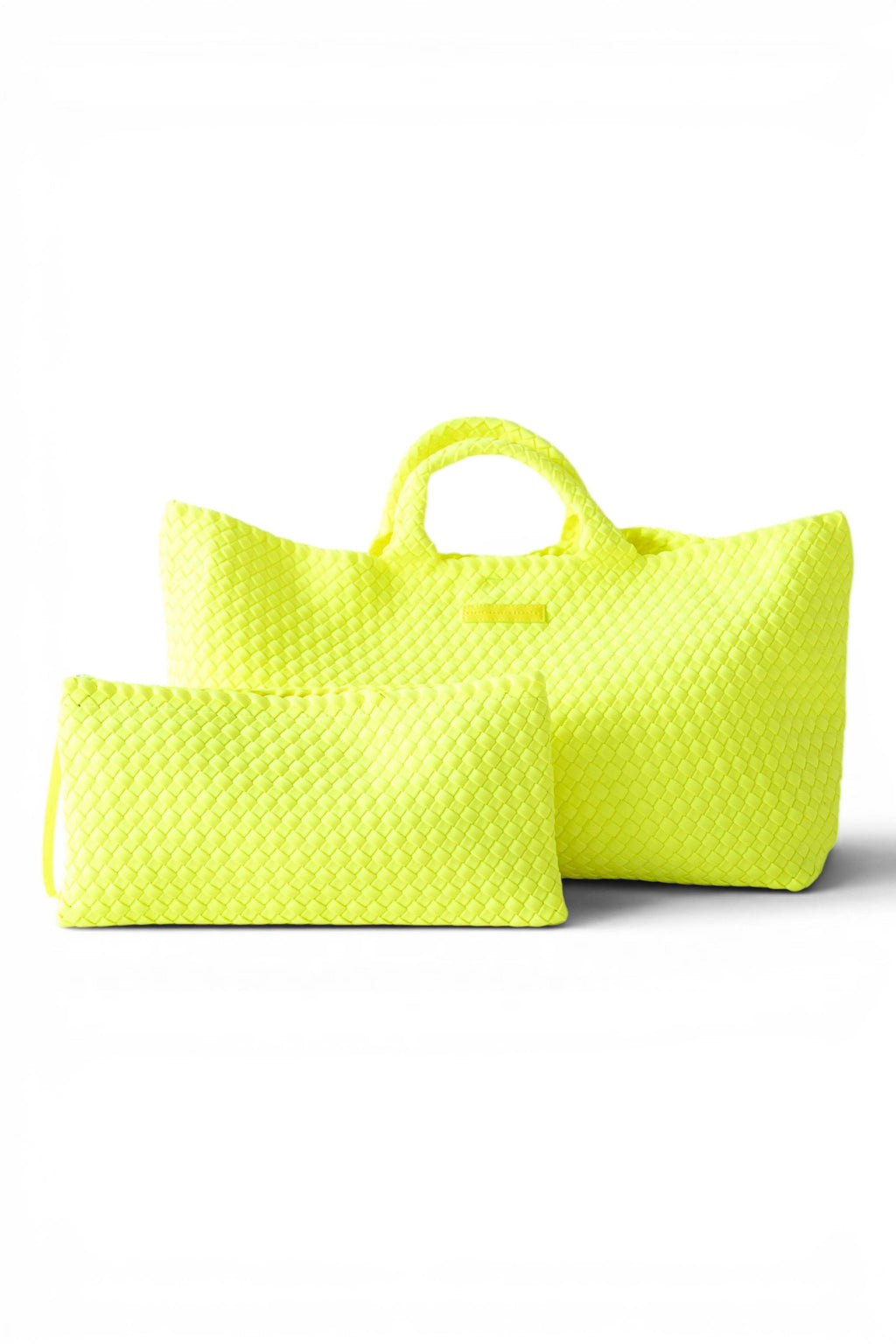 Mahjong Bag - Woven Carryall with Matching Tile Pouch: Fawn