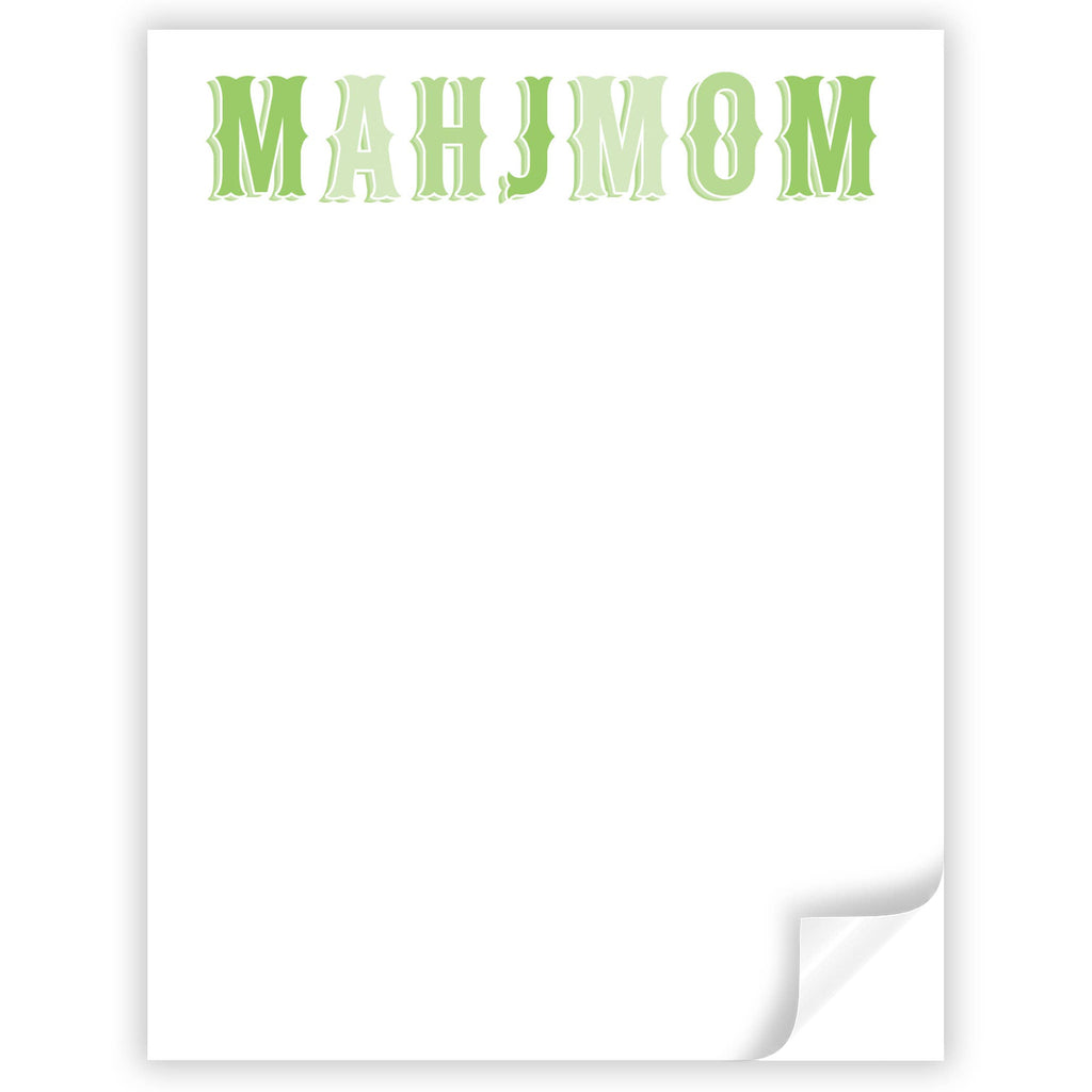 Mahjmom Mahjong Notepad : Multi-Colored