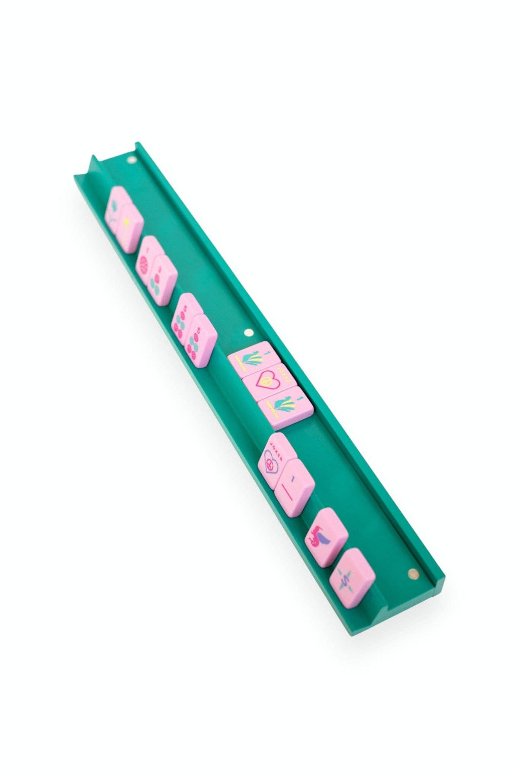 Mahjong Racks & Pushers (Set of 4): Purple