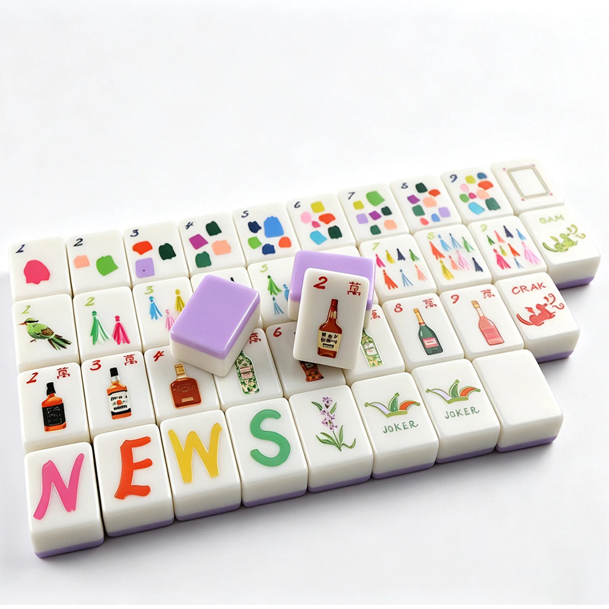 Keva  Cocktails  Mahjong Tiles