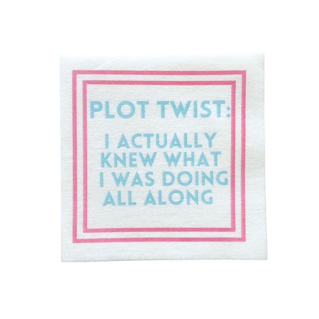 MAHJONG NAPKINS | 5'' x 5'' Luxury, Linen-Feel, Eco-Friendly: 08- Mahjong Mood
