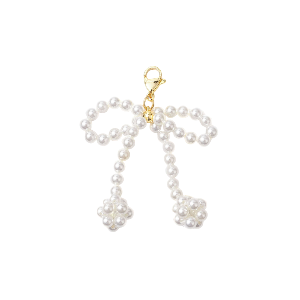 Pearl Bow | Shoe & Purse Charm