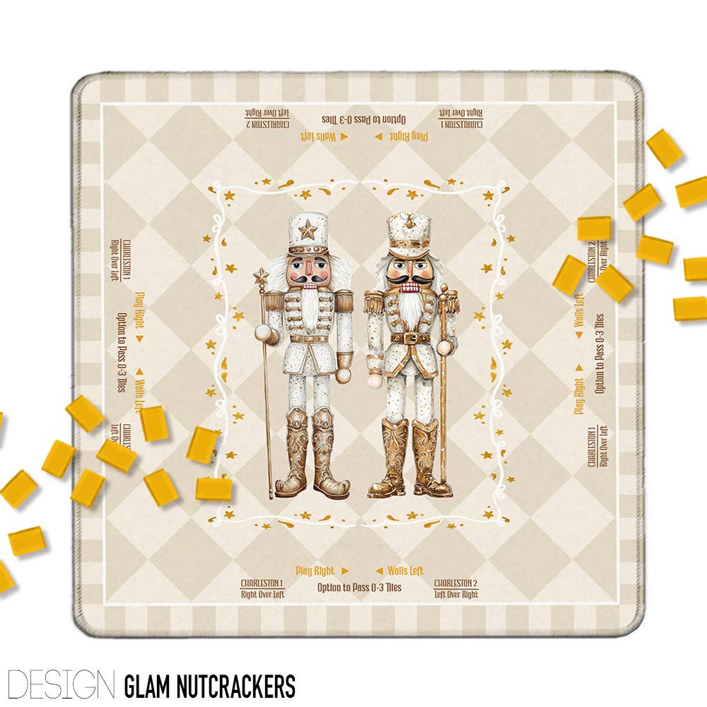Mahjong Mat 31", Neoprene, Holiday, Christmas, Winter: Party Animal / Neoprene with bag
