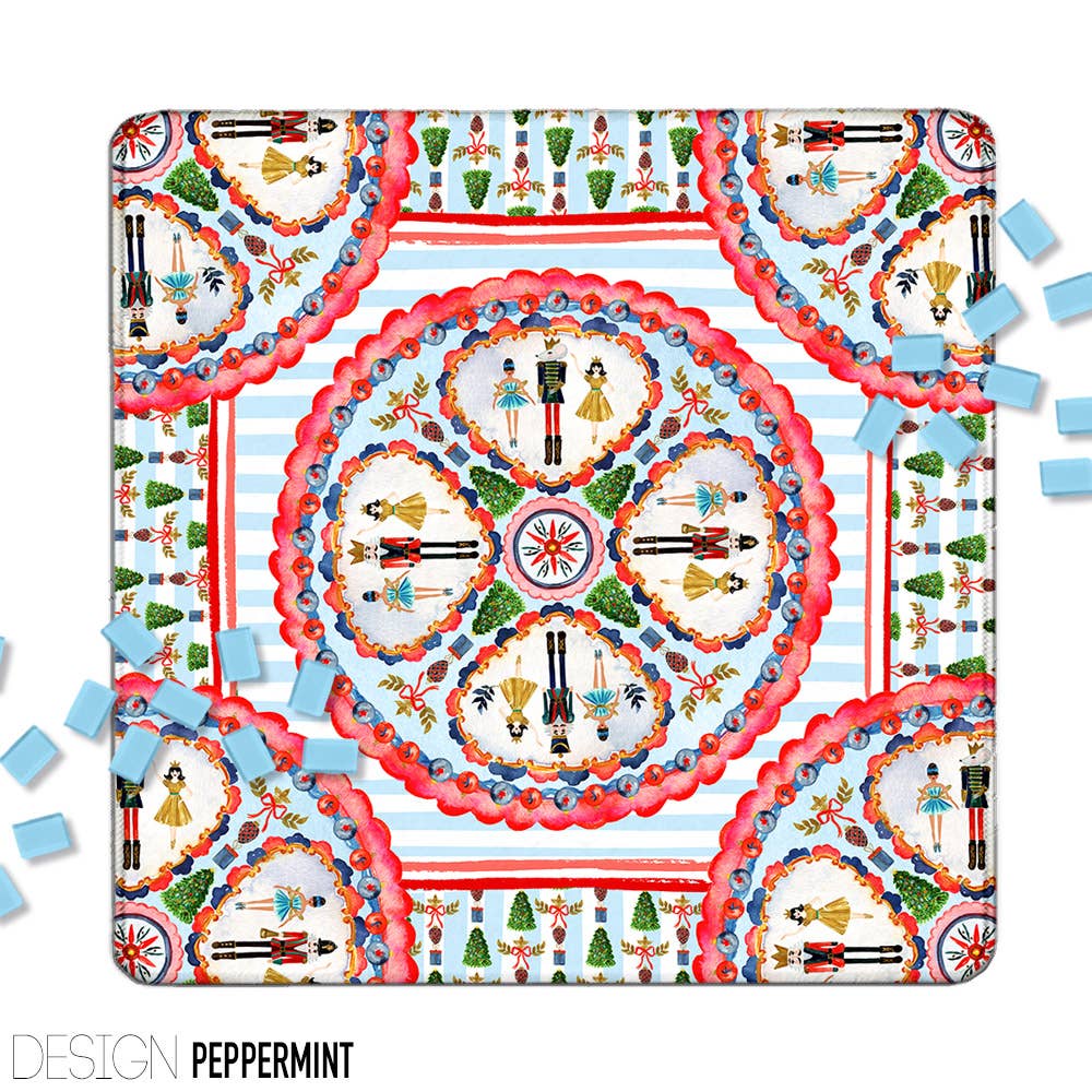 Mahjong Mat 31", Neoprene, Holiday, Christmas, Winter: Party Animal / Neoprene with bag
