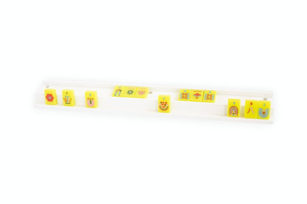 Mahjong Racks & Pushers (Set of 4): Purple