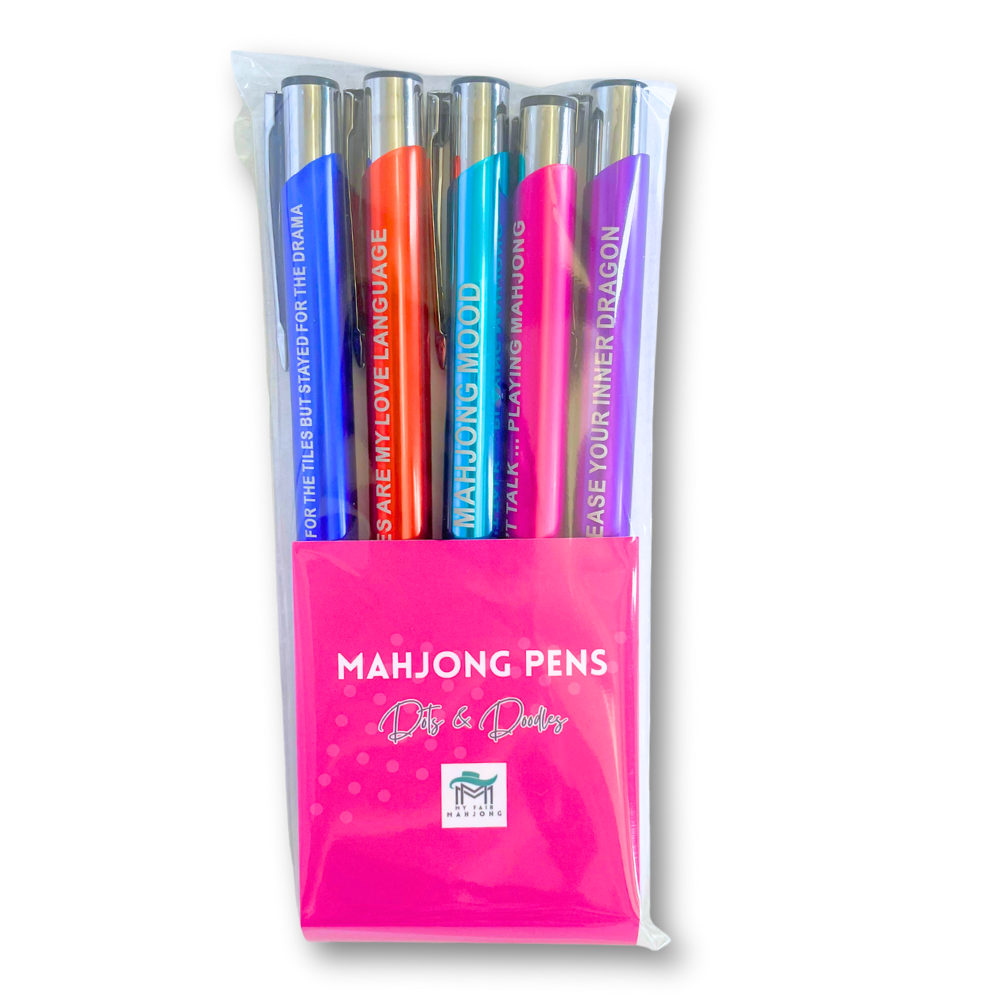 My Fair Mahjong Mahjong Pens |  5 Pack