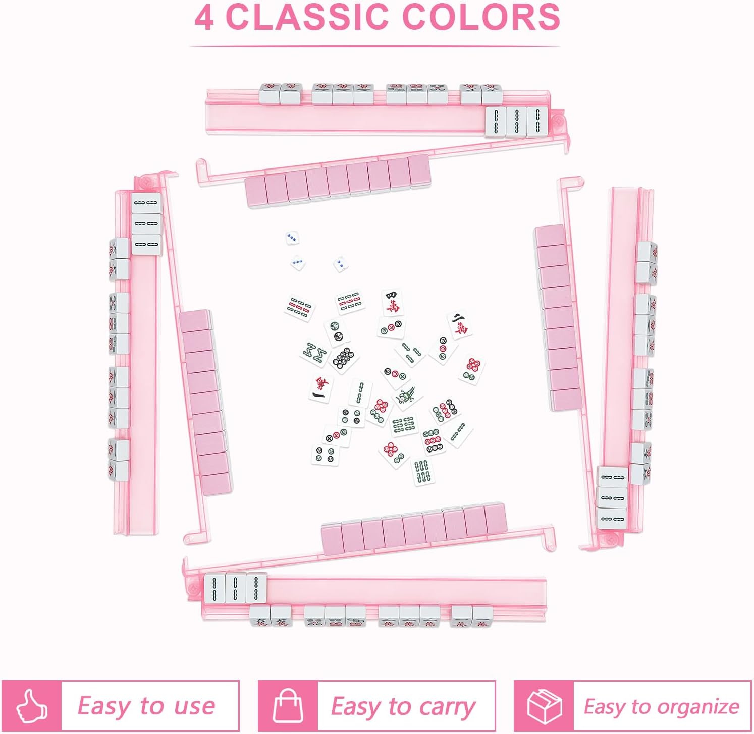 Bubble Gum Pink Rack w/attached pusher