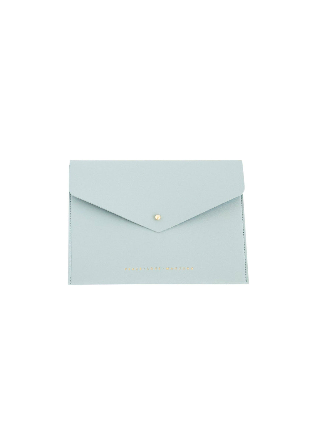 Peace Love Mahjong Card Clutch: Dusty Rose
