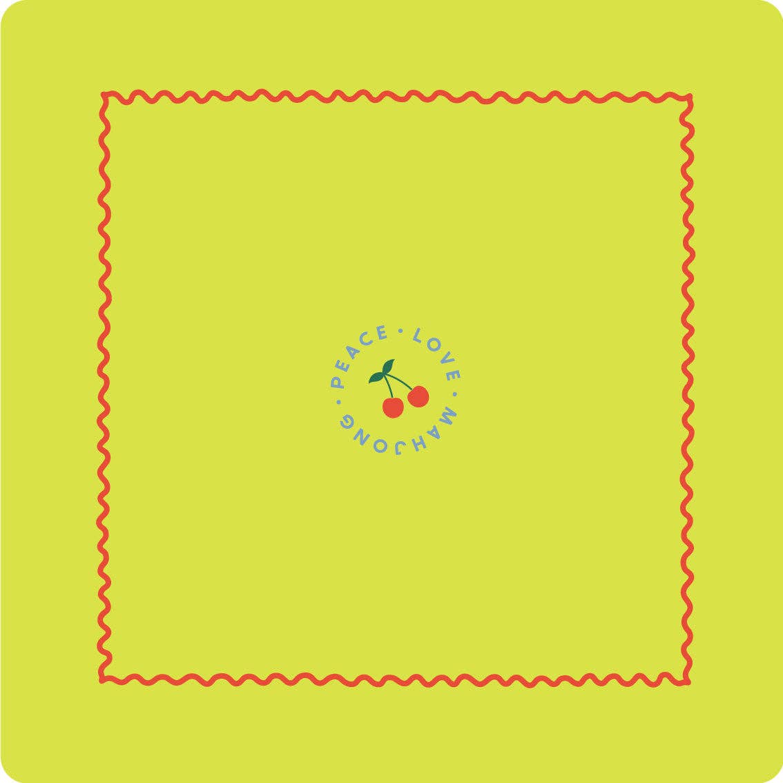 Mats: Light Pink with Chartreuse & French Blue