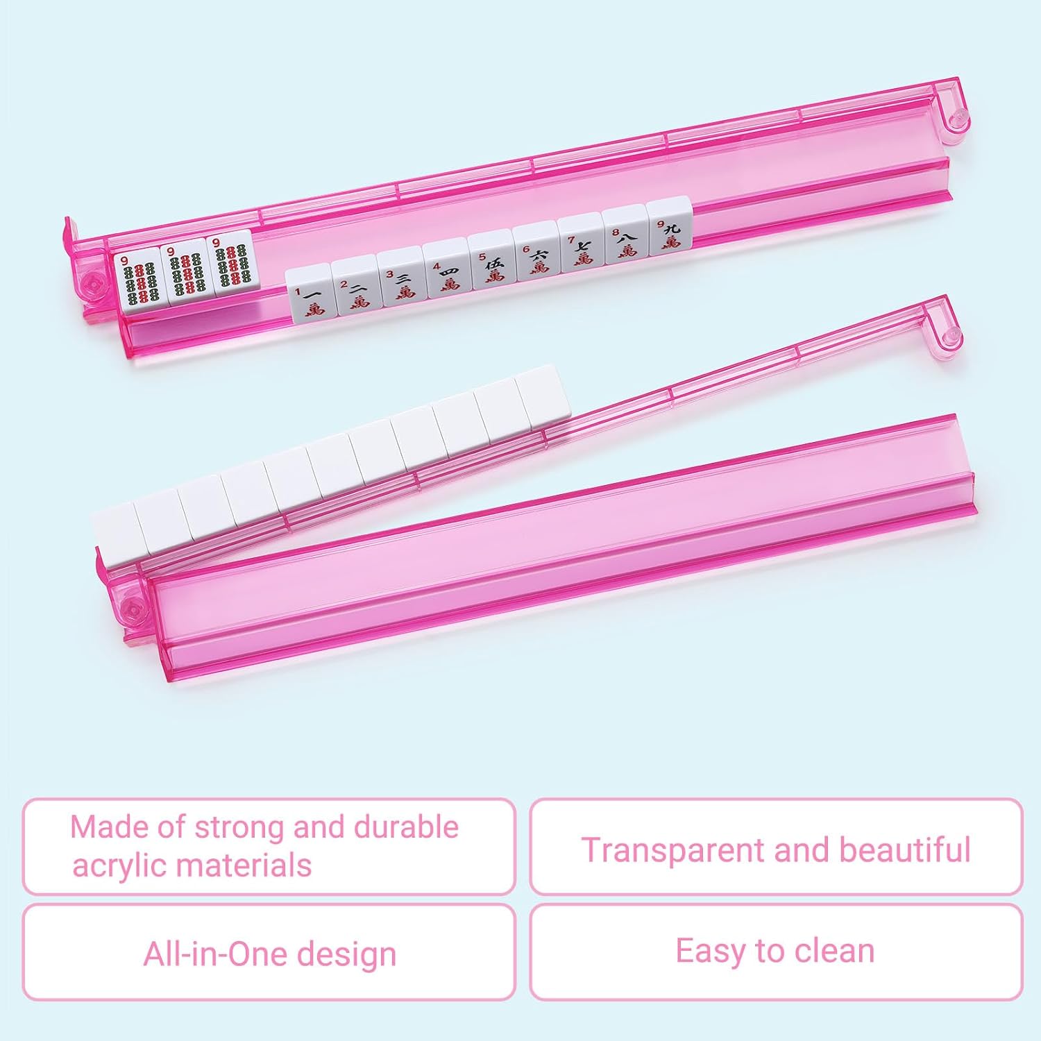 Bright Pink Rack w/attached pusher (Copy)