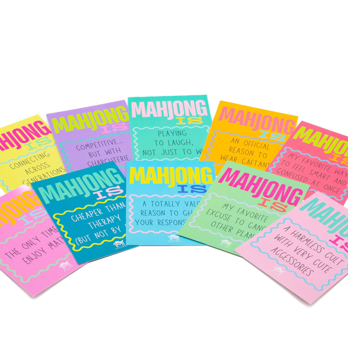 My Fair Mahjong “Mahjong Is A Harmless Cult” Shuffle Card