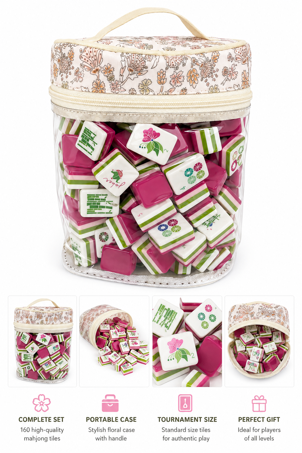 RFC Hot Pink with Pink Flower Bag