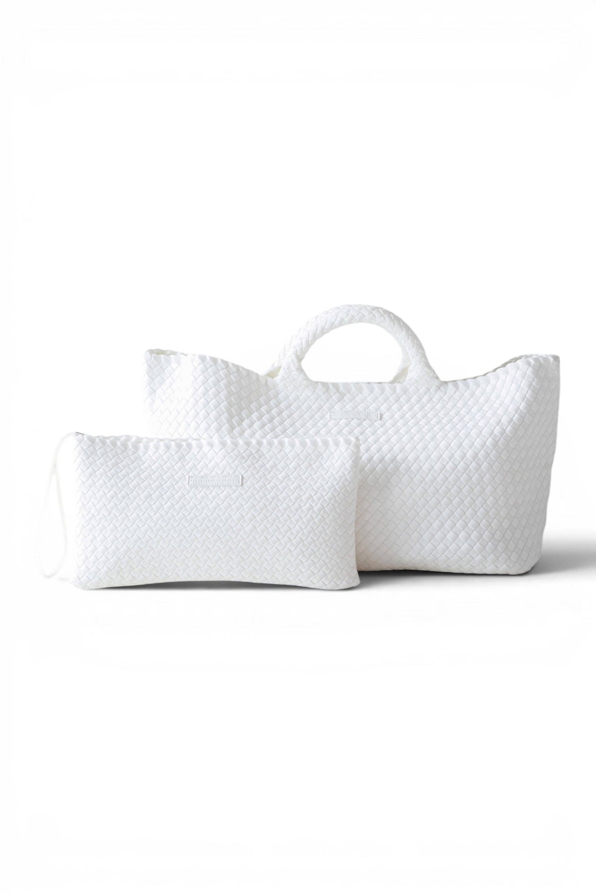 Mahjong Bag - Woven Carryall with Matching Tile Pouch: Peacock