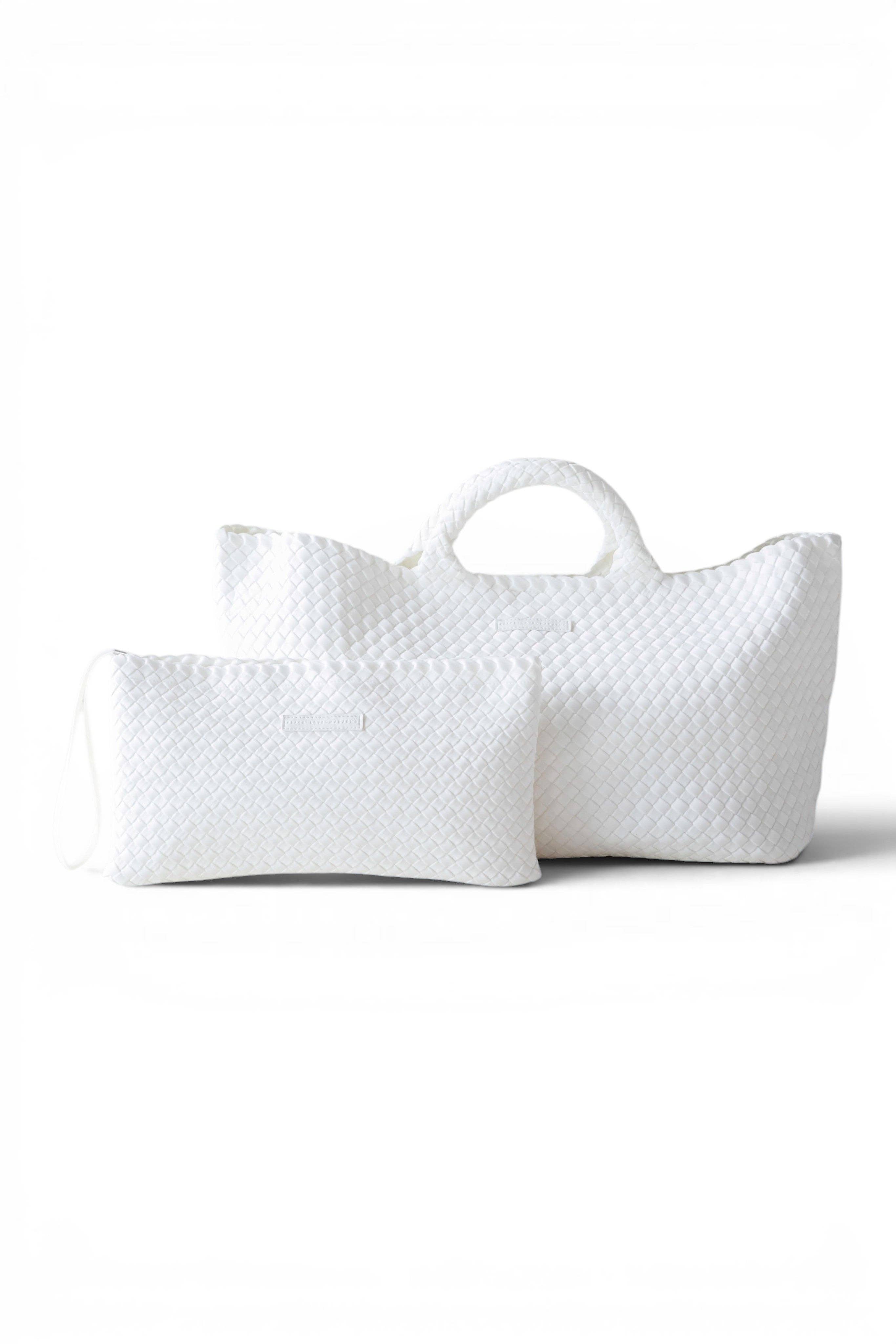 Mahjong Bag - Woven Carryall with Matching Tile Pouch: Fawn