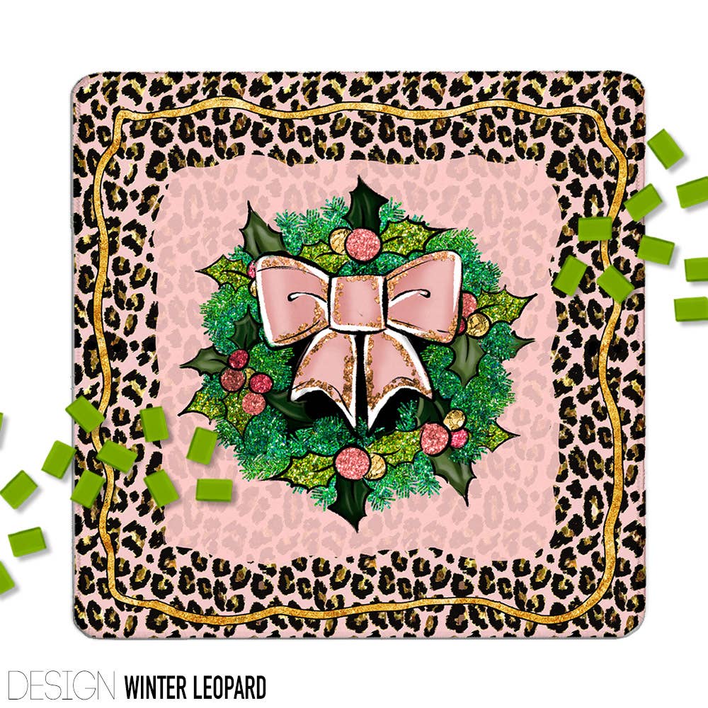 Mahjong Mat 31", Neoprene, Holiday, Christmas, Winter: Party Animal / Neoprene with bag