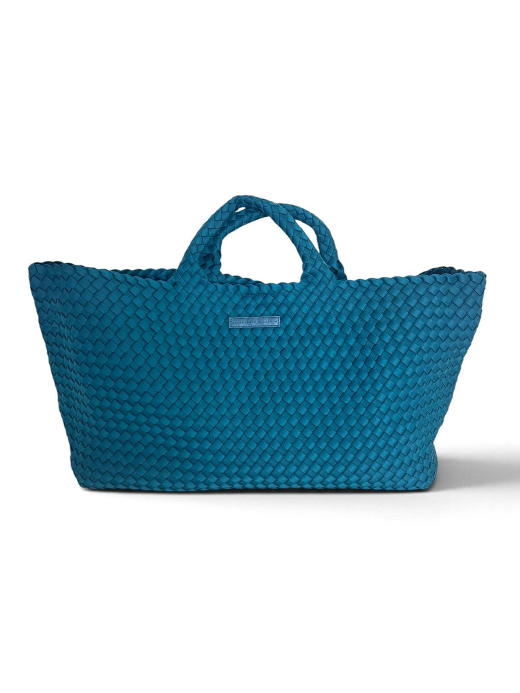 Mahjong Bag - Woven Carryall with Matching Tile Pouch: Peacock