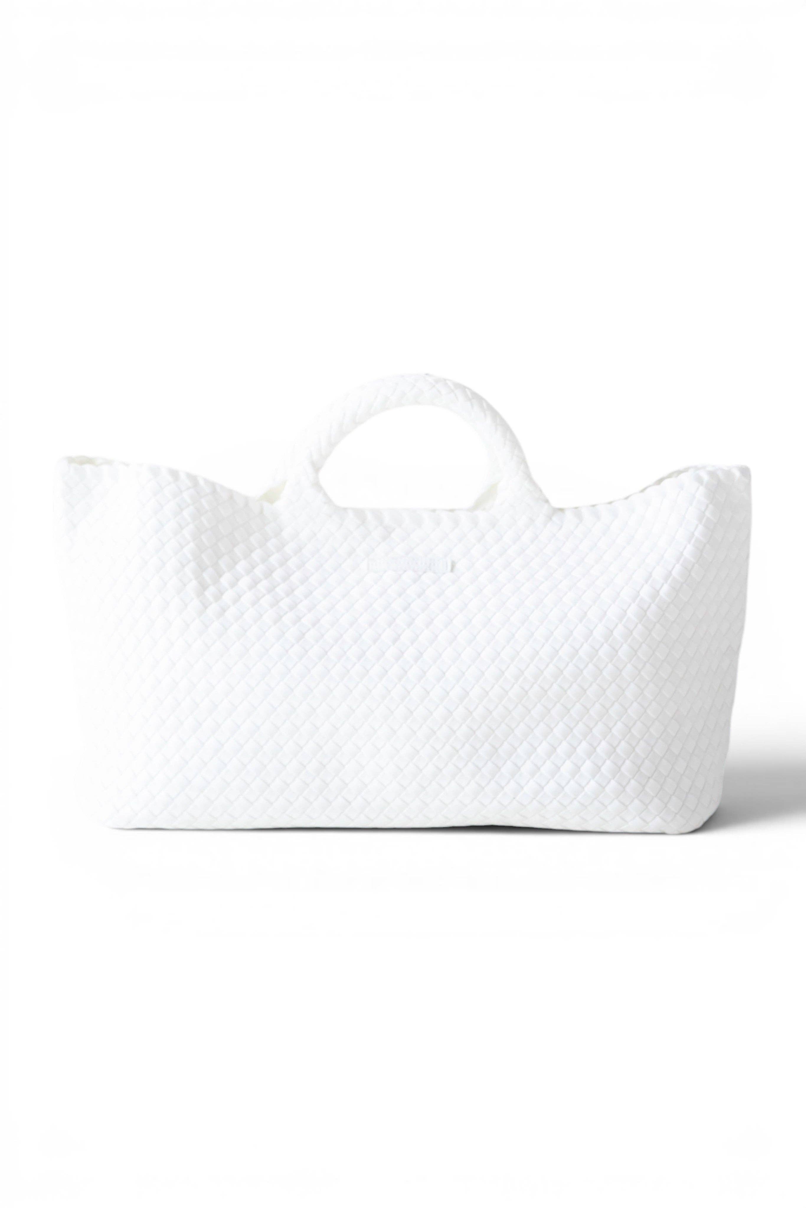 Mahjong Bag - Woven Carryall with Matching Tile Pouch: Light Blue