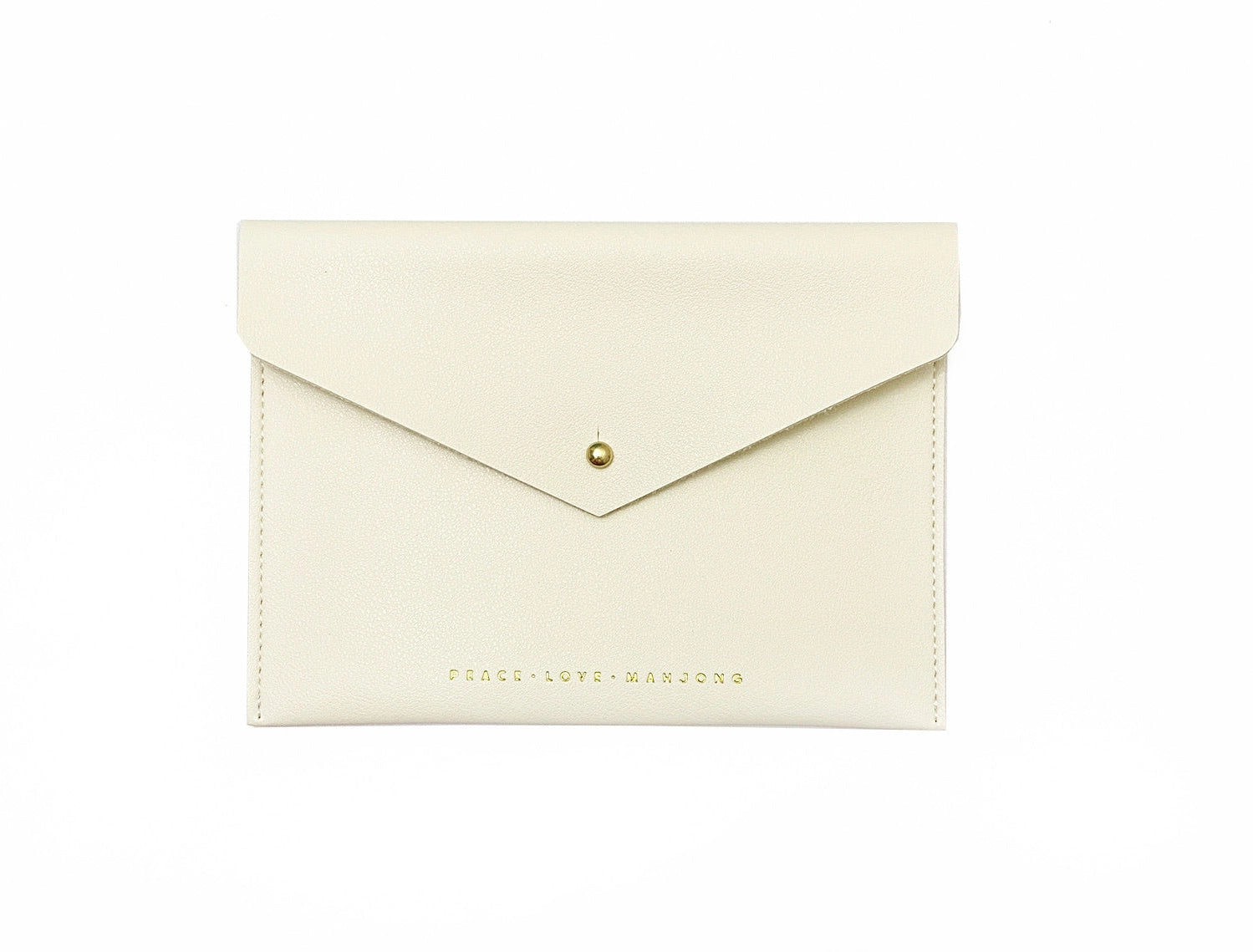 Card Clutch-Ivory-Large Size