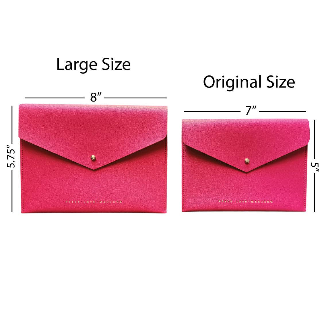 Card Clutch: Metallic - Large Size
