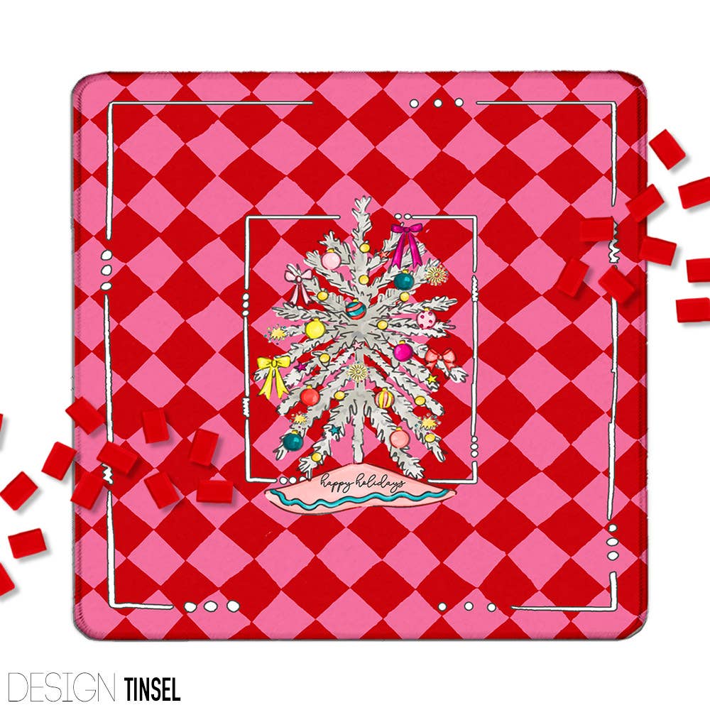 Mahjong Mat 31", Neoprene, Holiday, Christmas, Winter: Party Animal / Neoprene with bag