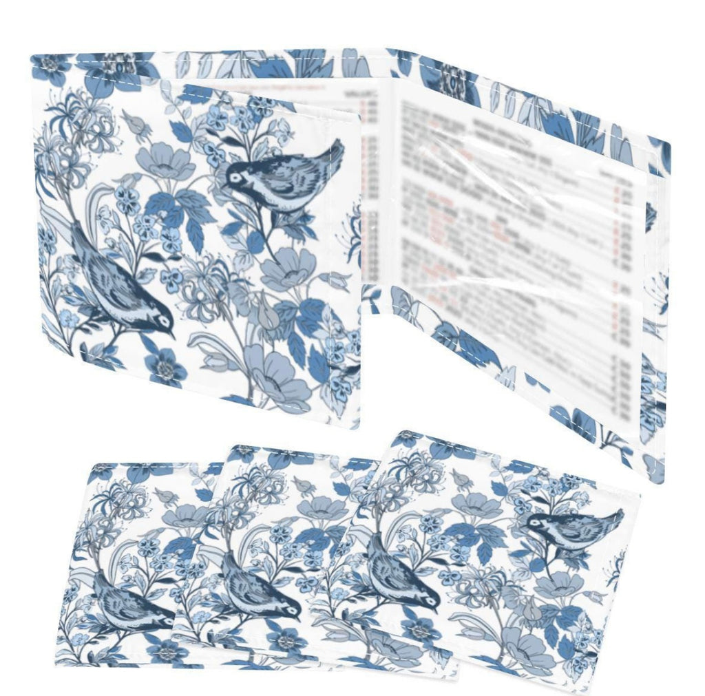 Mahjong Card Cover: Blue Songbird