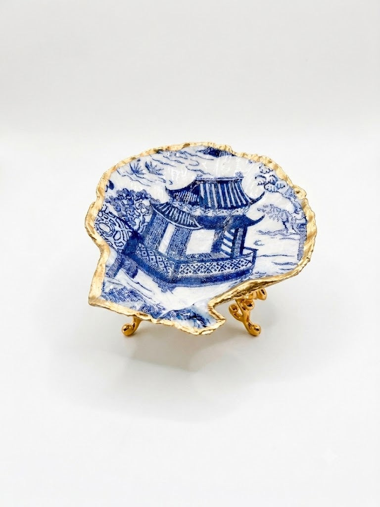 Sea shell Mahjong Dice dish