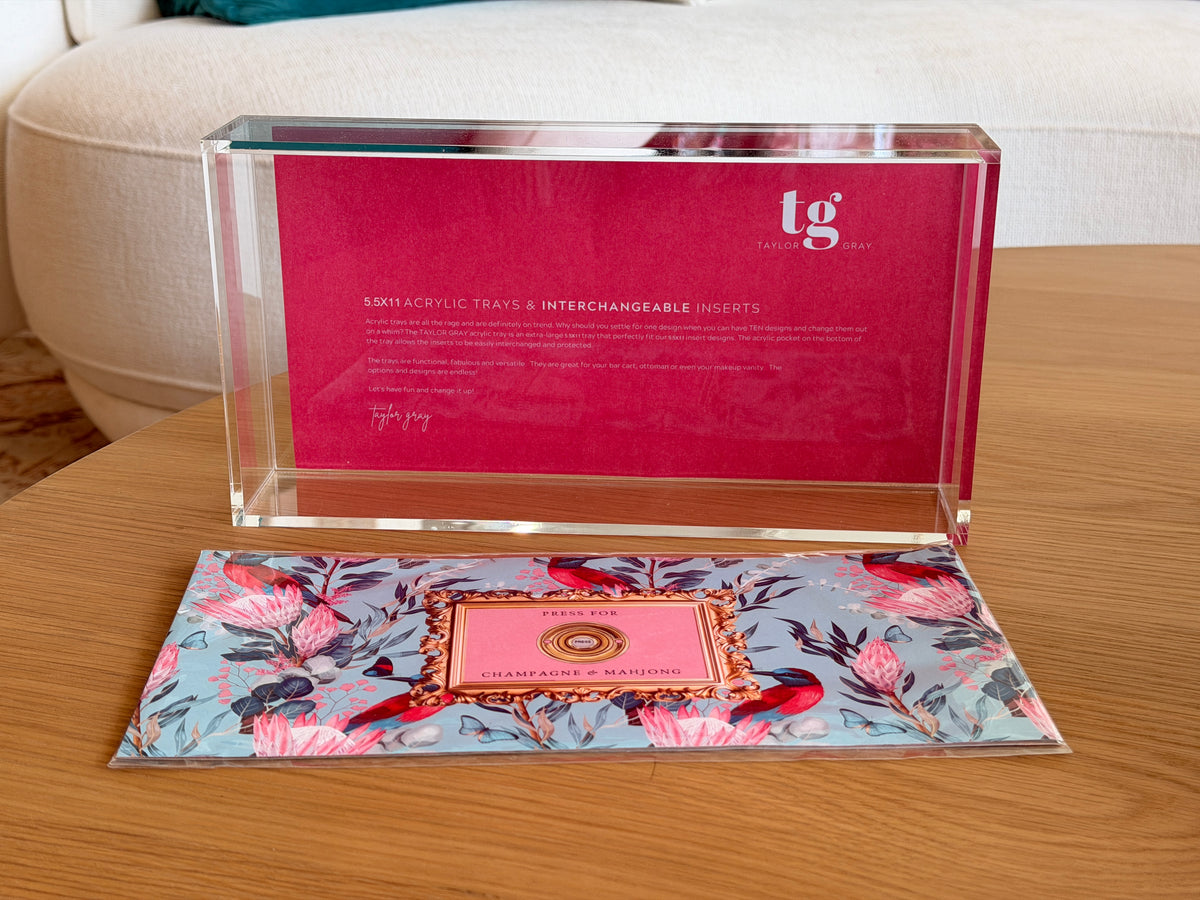 Taylor Gray Acrylic Trinket Tray