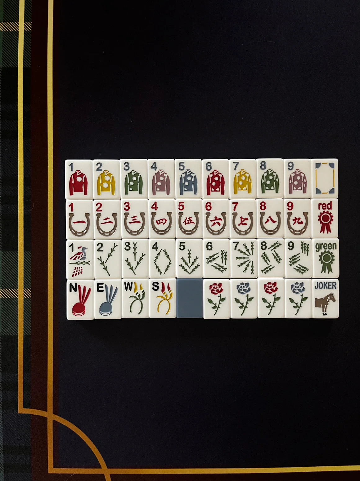 Luxe Mahjong Polo Tile