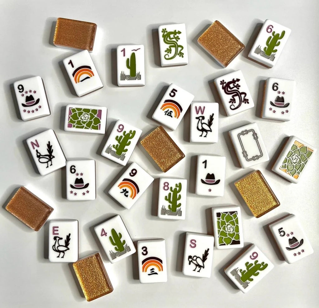 Luxe Mahjong Tiles Western