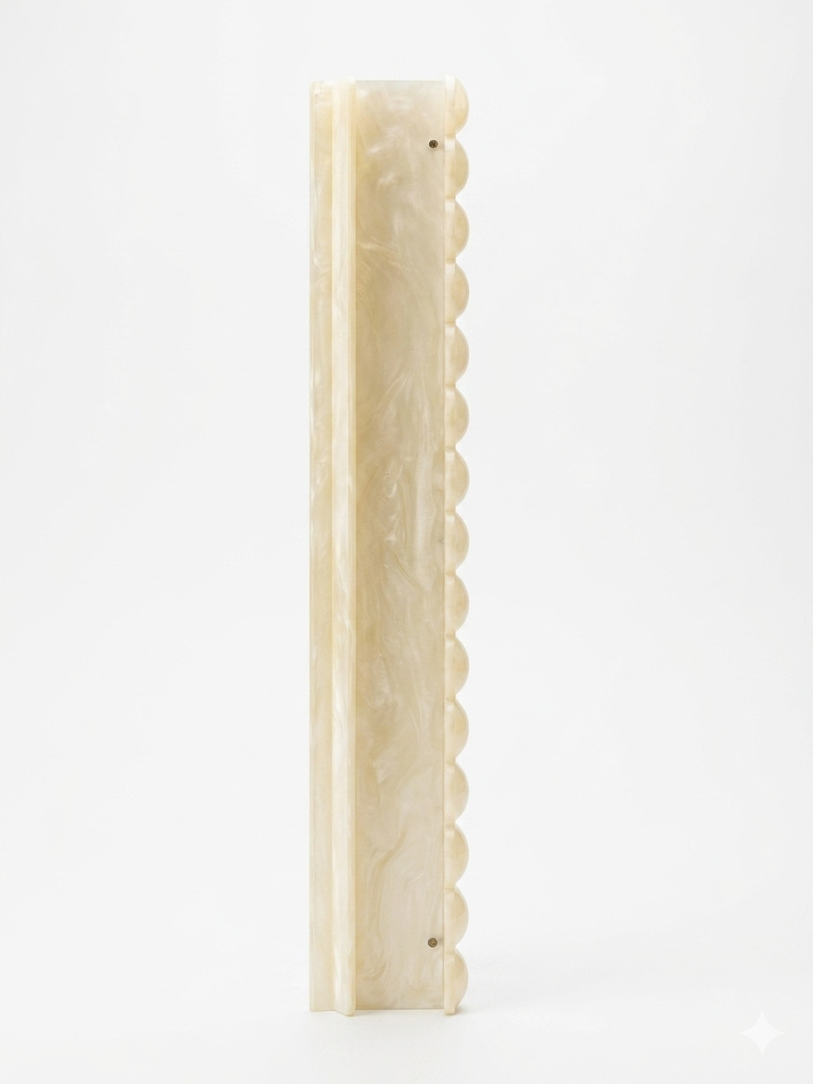 PMC Acrylic Mahjong Scalloped Rack and Pusher