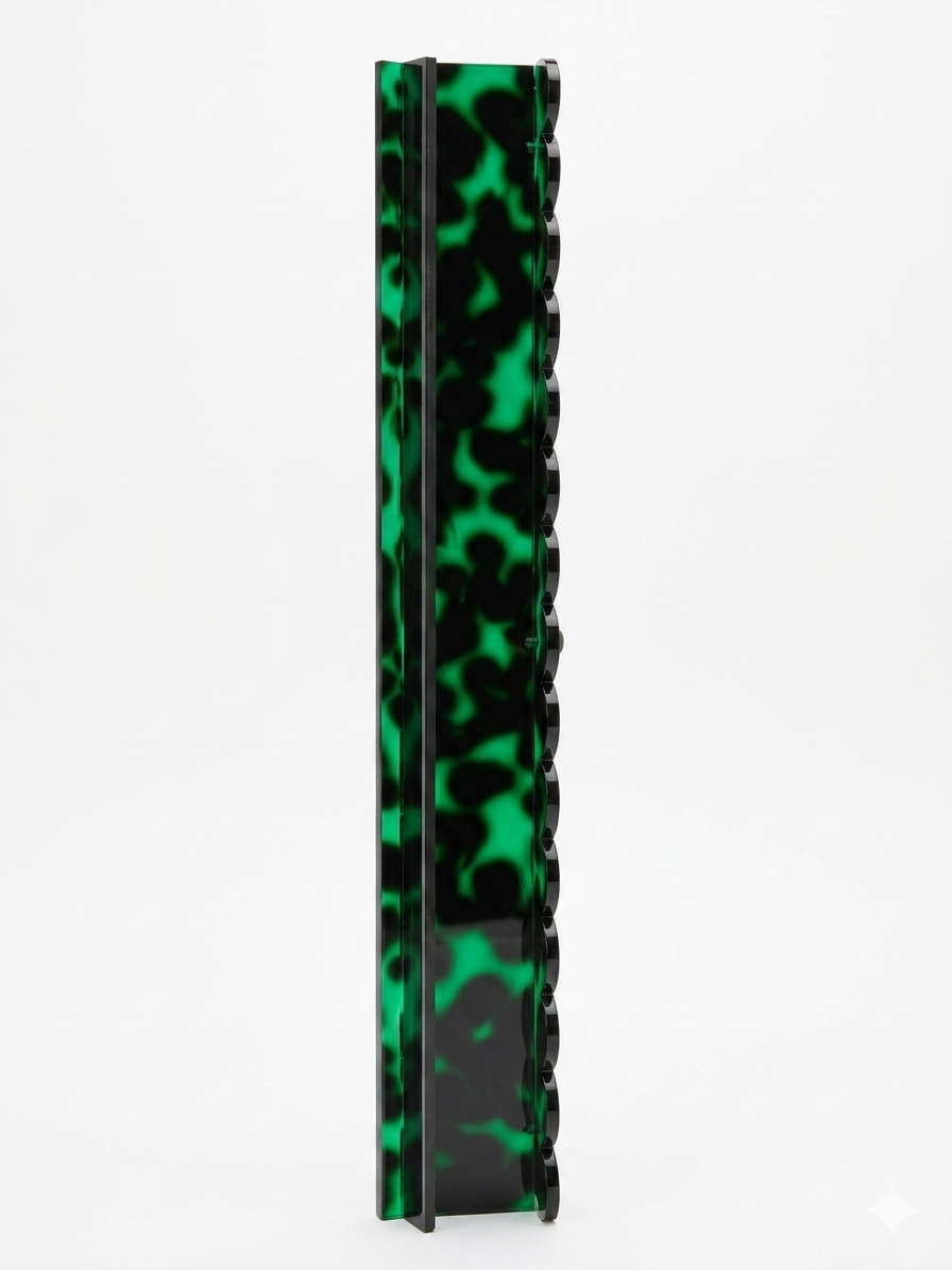 PMC Acrylic Mahjong Scalloped Rack and Pusher