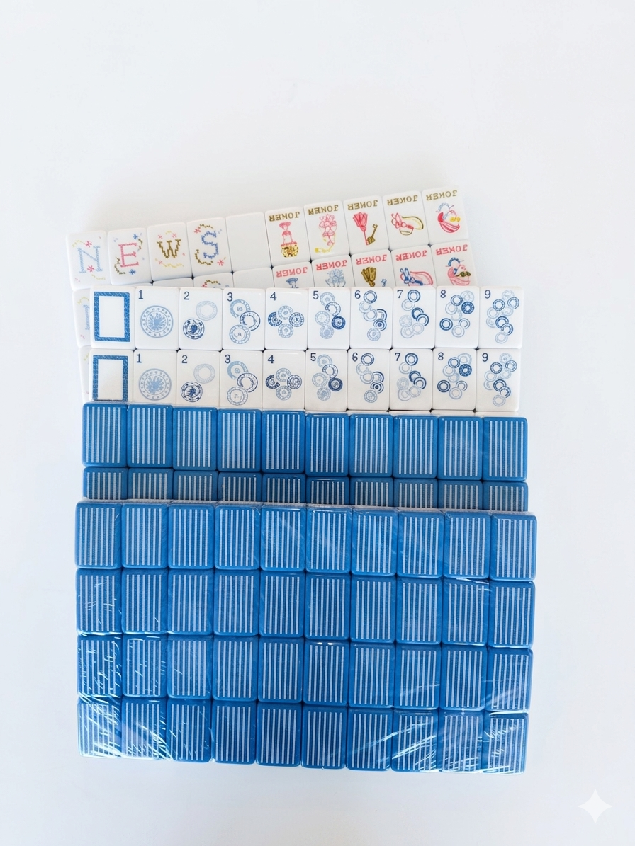 Luxury Blue Stripped Tiles