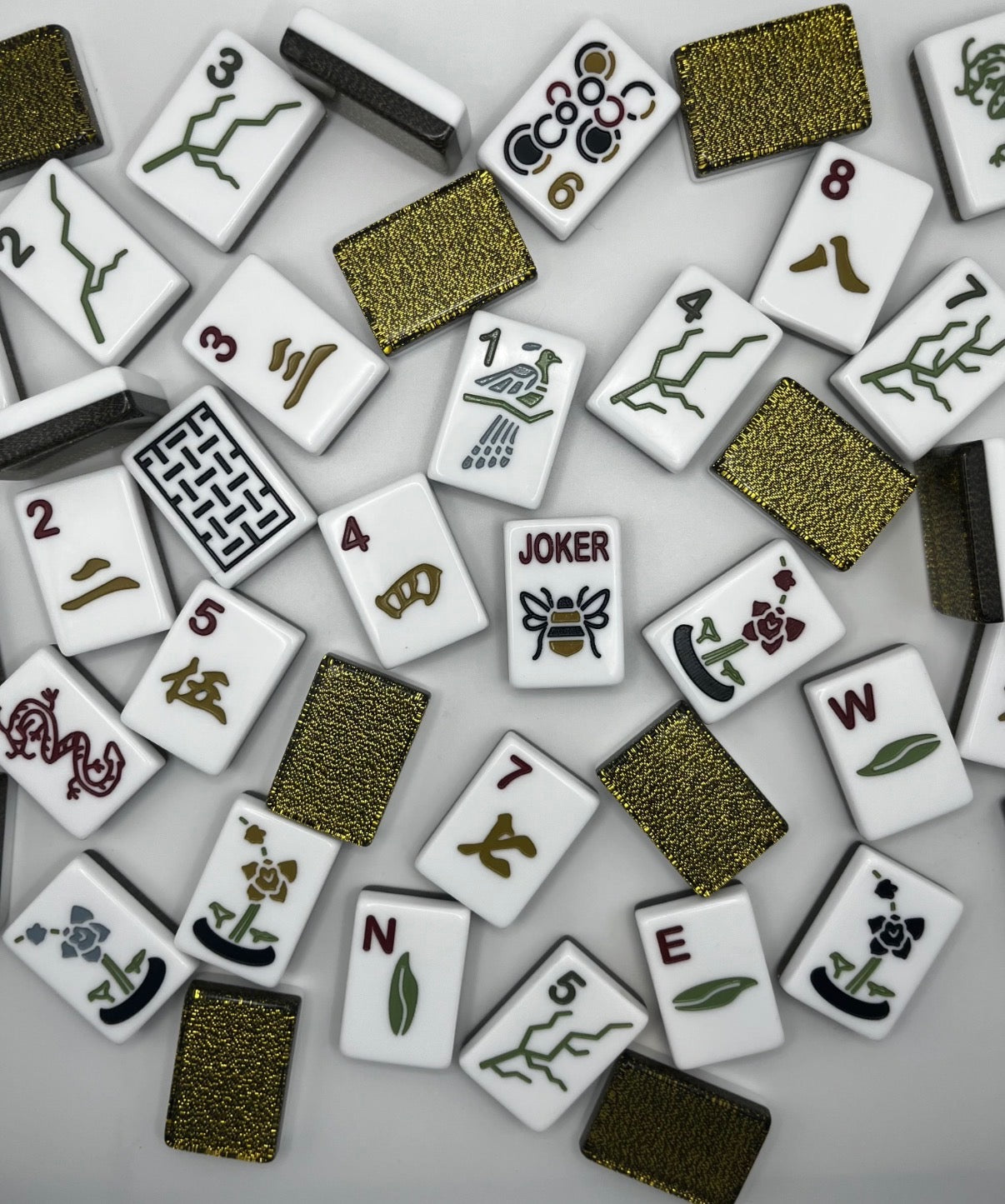 Bougie Bee Mahjong Tiles - Luxe Mahjong