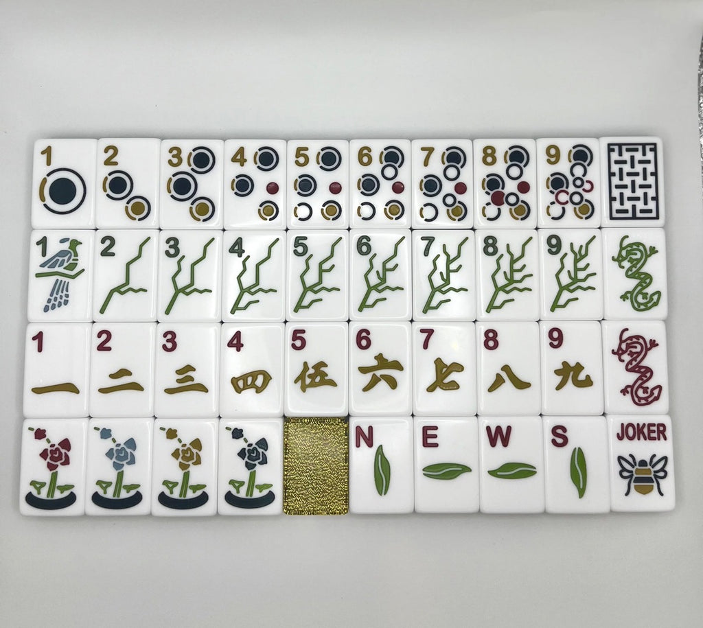 Bougie Bee Mahjong Tiles - Luxe Mahjong