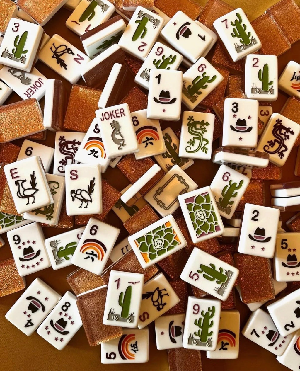 Bougie Bee Mahjong Tiles - Luxe Mahjong