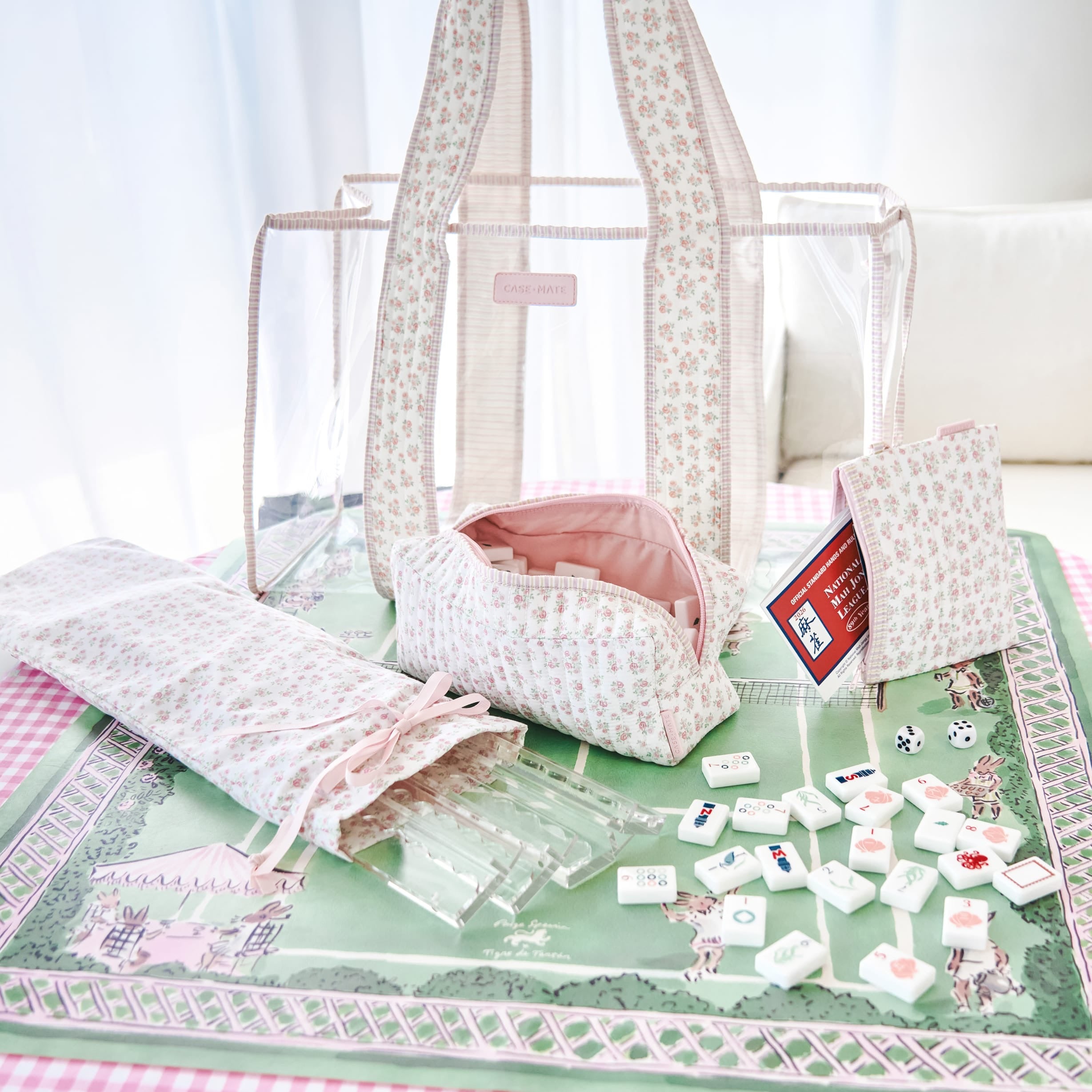 Case-Mate Mahjong Jelly Tote Set Floral