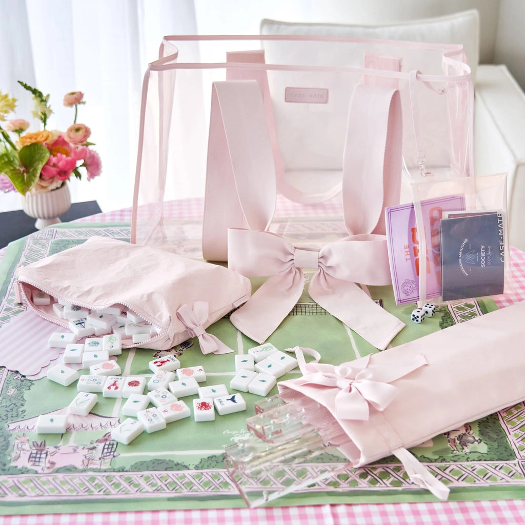 Case Mate Mahjong Jelly Tote Set Pink