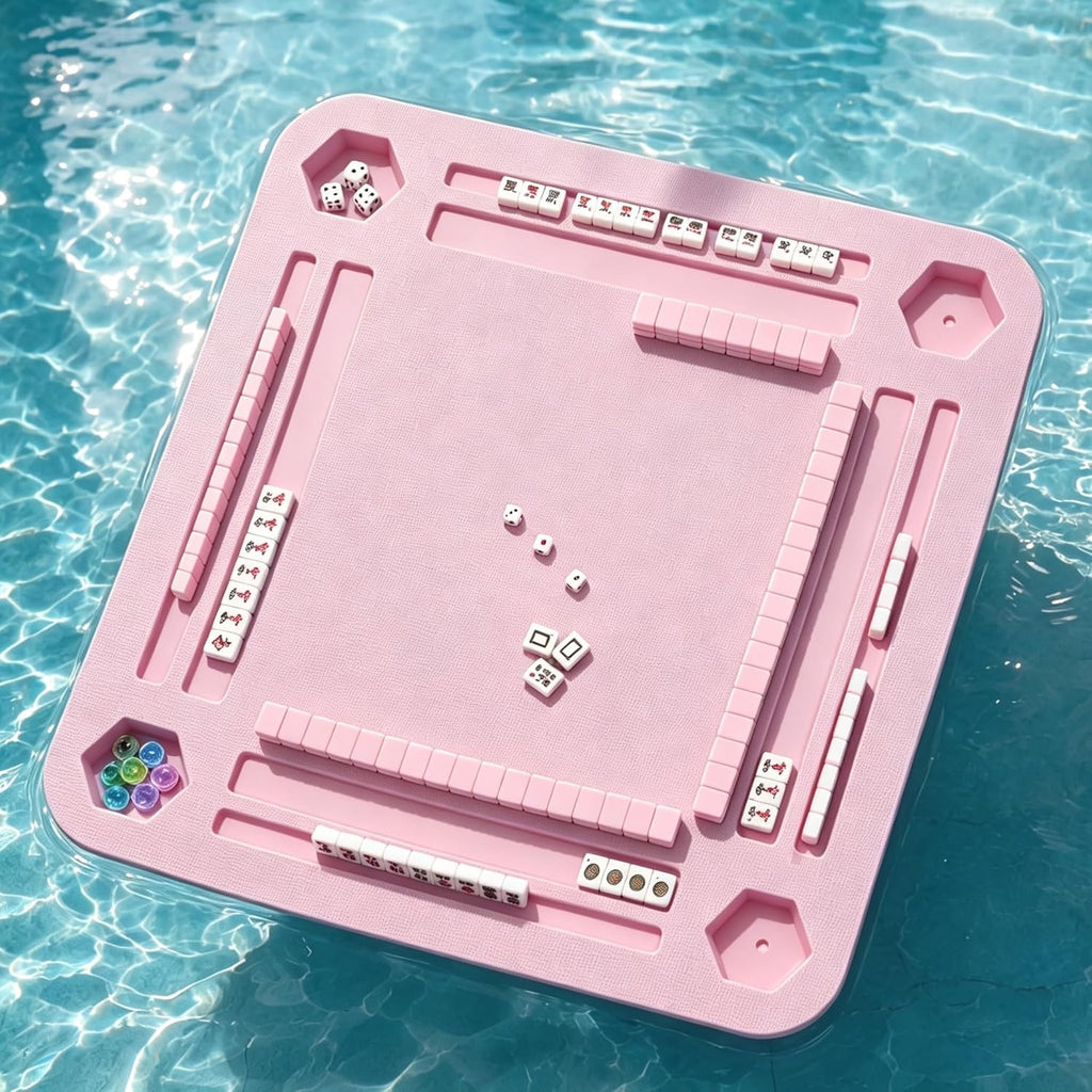 Floating Mahjong Table Pink