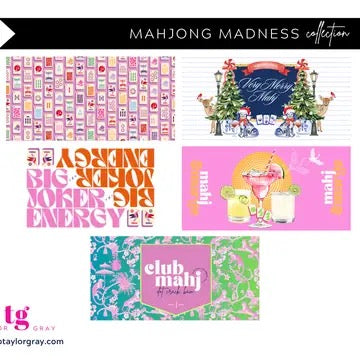 Mahjong Madness Vol 1 Trinket Tray Insert Set of 5