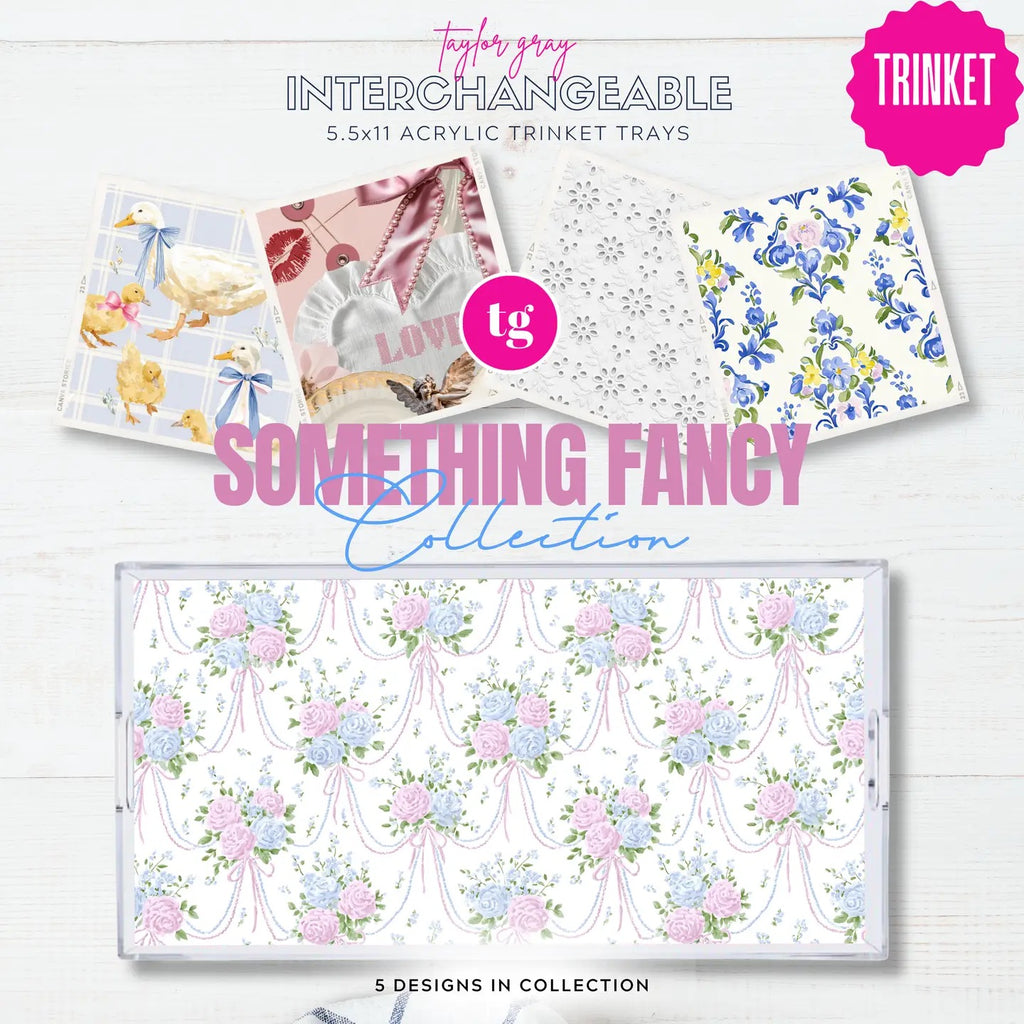 Something Fancy Trinket Tray Insert Set of 5