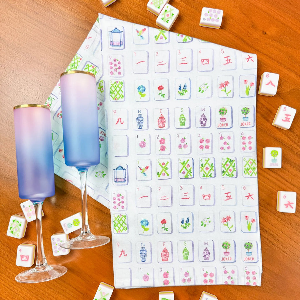 Taylor Pladino Mahjong Tea Towel
