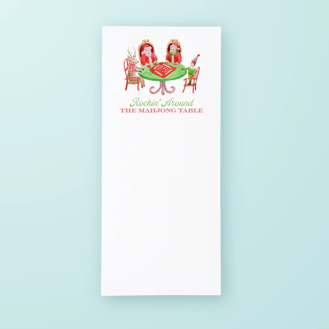 Taylor Paladino Holiday Mahjong List Pad