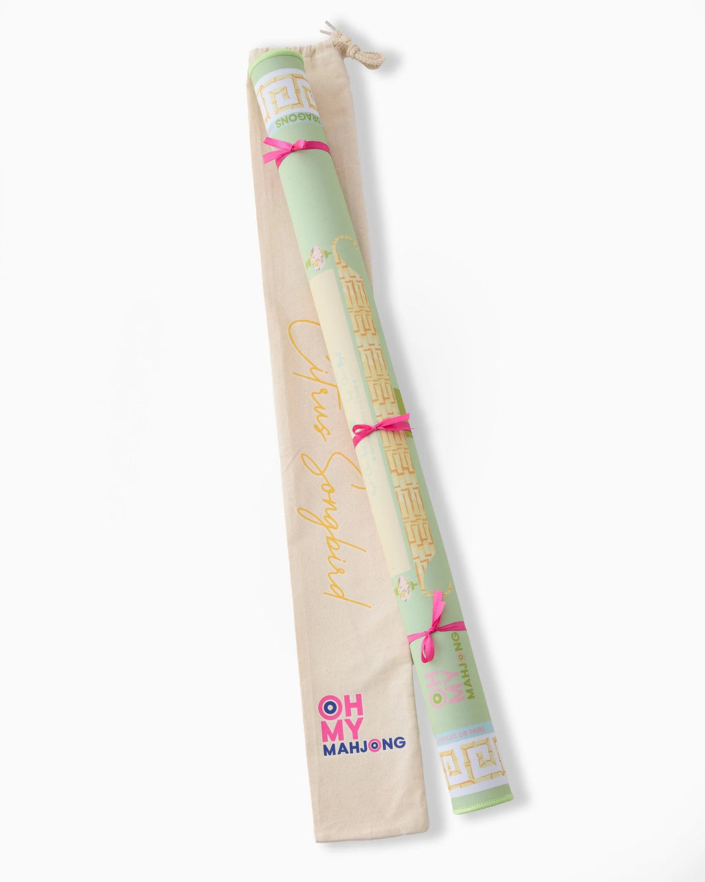 Citrus Songbird Mat Oh My Mahjong