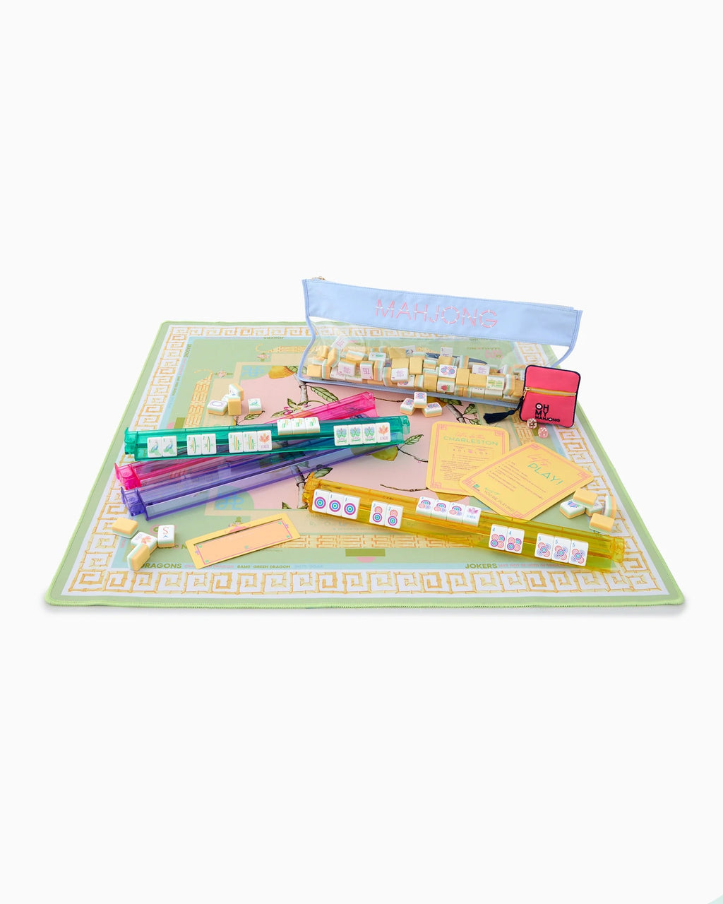 Citrus Songbird Mat Oh My Mahjong